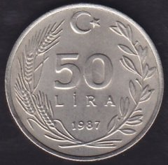 1987 Yılı 50 Lira