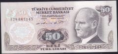 6.Emisyon 1.Tertip 50 Lira I28 667145 Çil