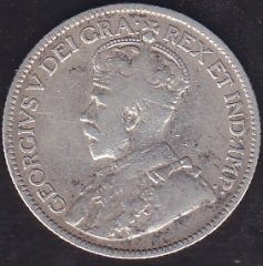 Kıbrıs 9 Piastre 1921 Gümüş