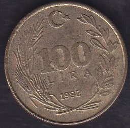 1992 Yılı 100 Lira