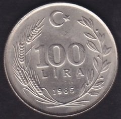 1985 Yılı 100 Lira Çilaltı Çil