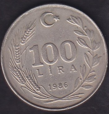 1986 Yılı 100 Lira