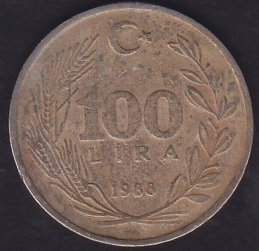 1988 Yılı 100 Lira
