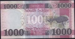 Güney Sudan 1000 Pound 2021 Çilaltı Çil 999