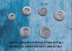 Türkiye Cumhuriyeti Nostalji Para Seti Seri 1