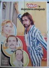 Sabah Gazetesi Posteri - Sıla ve Avrupa yakası dizi oyuncuları 60 x 45 cm