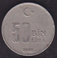 2002 Yılı 50 Bin Lira
