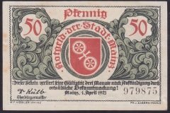 ALMANYA 50 PFENNİNG 1921 ÇİLALTI ÇİL