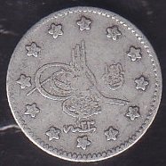 1293 / 23 Abdulhamit 1 Kuruş Çok Temiz Gümüş