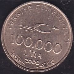 2000 Yılı 100000 Lira