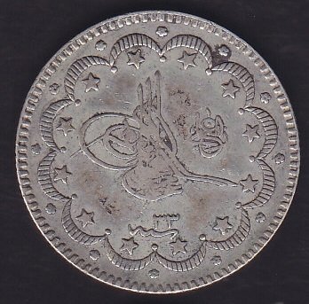 1293 / 33 Abdulhamid 10 Kuruş Gümüş