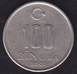 2001 Yılı 100 Bin Lira