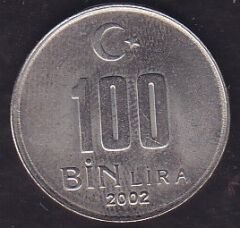 2002 Yılı 100 Bin Lira