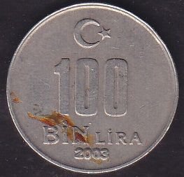 2003 Yılı 100 Bin Lira