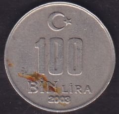 2003 Yılı 100 Bin Lira