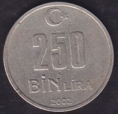 2002 Yılı 250 Bin Lira