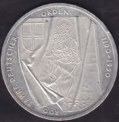 Almanya 10 Mark 1990 Gümüş ( 15.5 Gram )