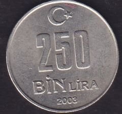 2003 Yılı 250 Bin Lira