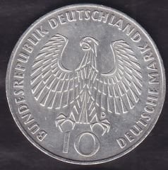 Almanya 10 Mark 1972 Gümüş ( 15.5 Gram )