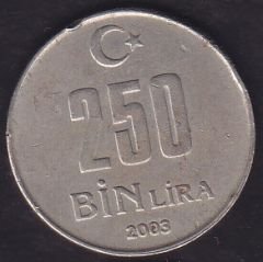 2003 Yılı 250 Bin Lira