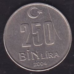 2004 Yılı 250 Bin Lira