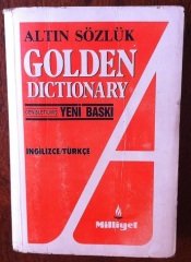 ALTIN SÖZLÜK -GOLDEN DICTIONARY -TÜRKÇE /İNGİLİZCE - MİLLİYET 1990