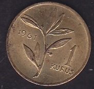 1961 Yılı 1 Kuruş