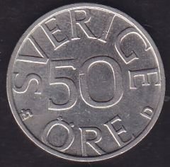 İsveç 50 Öre 1990