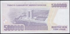 7.Emisyon 4.Tertip 500000 Lira J69 343335 Çilaltı Çil