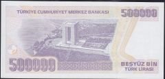 7.Emisyon 4.Tertip 500000 Lira J41 339307 Çil