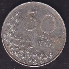 Finlandiya 50 Penni 1991