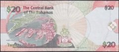 Bahama 20 Dolar 2010 Çil Pick74a