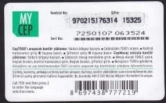 TELSİM Hazır Kart 500 Kontör