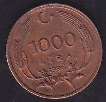 1996 Yılı 1000 Lira