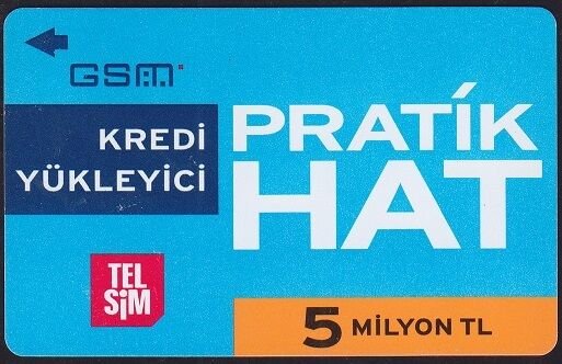 TELSİM Hazır Kart 5 Milyon TL