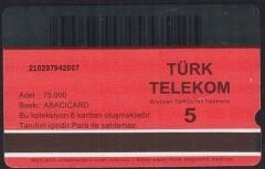 Türk Telekom 5 Kontör Tanıtım İçin Basılmıştır 75000 Baskı