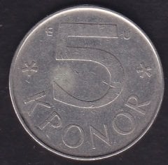 İsveç 5 Kron 1984