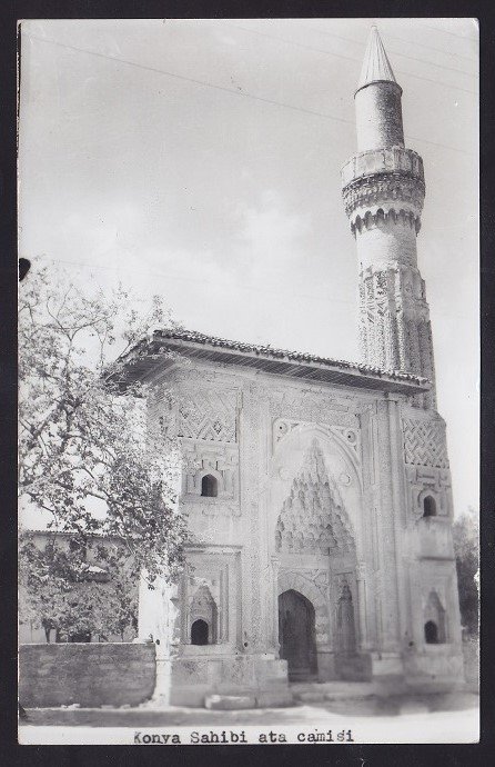 KONYA SAHİBİ ATA CAMİSİ FOTOKART-POSTADAN GEÇMİŞ