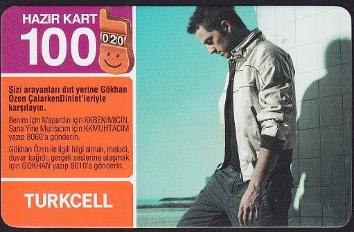 Turkcell Hazır Kart 100 Kontör Gökhan Özen