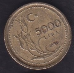 1996 Yılı 5000 Lira