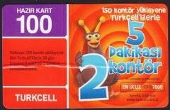 Turkcell Hazır Kart 100 Kontör 2010