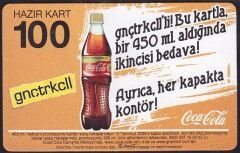 Turkcell Hazır Kart 100 Kontör Coca Cola