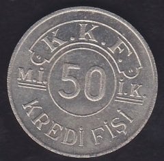 K.K.F KREDİ FİŞİ 50 (DARPHANE)