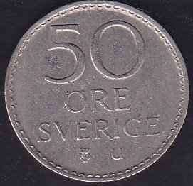 İsveç 50 Öre 1973