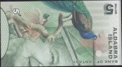 Aldabra Island 5 Dolar 2018 Çil Fantazi Para