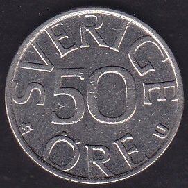 İsveç 50 Öre 1980