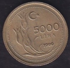 1999 Yılı 5000 Lira Proff Baskı