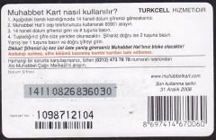 Turkcell Hazır Kart 100 Kontör