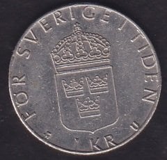 İsveç 1 Kron 1980