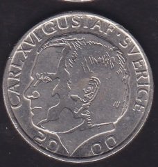 İsveç 1 Kron 2000